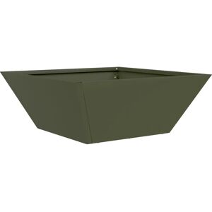 vidaXL Garden Bowl Planter Olive Green 40x40x15 cm - Planter vidaXL Garden Bowl Planter Olive Green 40x40x15 cm - Planter