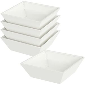 vidaXL Garden Bowl Planter 5 pcs White - Planter vidaXL Garden Bowl Planter 5 pcs White - Planter