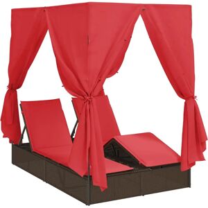 VIDAXL Outdoor Double Lounge Bed Set - UV Resistant VIDAXL Outdoor Double Lounge Bed Set - UV Resistant