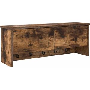 vidaXL Vægmonteret tøjstang - Brun - Bærer op til 60 kg vidaXL Vægmonteret tøjstang - Brun - Bærer op til 60 kg