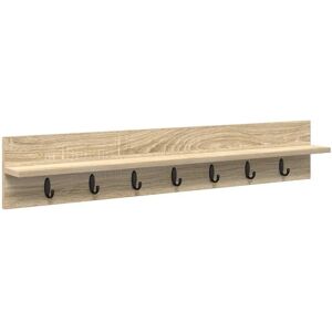 vidaXL Wandmontierter Kleiderständer Sonoma Eiche - Kleiderständer vidaXL Wandmontierter Kleiderständer Sonoma Eiche - Kleiderständer