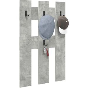 vidaXL Wall-mounted Clothes Rack - Modern Grey Design vidaXL Wall-mounted Clothes Rack - Modern Grey Design
