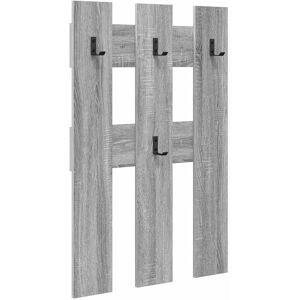 vidaXL Wall Mounted Clothes Rack Grey Sonoma 65 x 3 x 100 cm - Clothes Rack vidaXL Wall Mounted Clothes Rack Grey Sonoma 65 x 3 x 100 cm - Clothes Rack