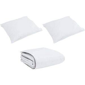 Vidaxl Hvit Vinter Sengetøy Sett 3 Deler 200x200 Cm Mikrofiber Bomull Vidaxl Hvit Vinter Sengetøy Sett 3 Deler 200x200 Cm Mikrofiber Bomull