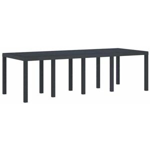 Table de Jardin Vidaxl 250x100x73 cm Anthracite - Table de Jardin - Publicité Table de Jardin Vidaxl 250x100x73 cm Anthracite - Table de Jardin - Publicité