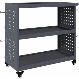 vidaXL Tool trolley with shelf with wheel with storage - Tool trolley vidaXL Tool trolley with shelf with wheel with storage - Tool trolley