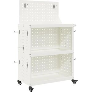 Vidaxl Steel Tool Storage Cabinet - Tool Cabinet - Industrial Style - Durable Vidaxl Steel Tool Storage Cabinet - Tool Cabinet - Industrial Style - Durable