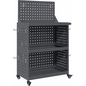 Vidaxl Steel Tool Cabinet - 65x35x111 cm - Antracite - Tool Cabinet Vidaxl Steel Tool Cabinet - 65x35x111 cm - Antracite - Tool Cabinet