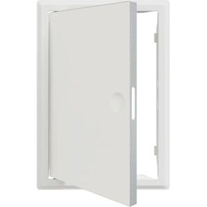 vidaXL White Steel Access Door 20x30cm - Access Door vidaXL White Steel Access Door 20x30cm - Access Door