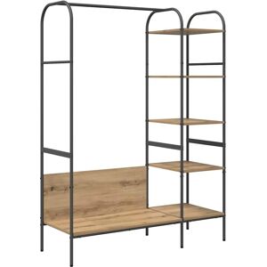 Vidaxl Beige Træ Tøjstativ - Moderne minimalistisk opbevaring Vidaxl Beige Træ Tøjstativ - Moderne minimalistisk opbevaring