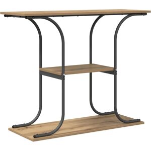 vidaXL Brown Console Table with Shelf - Console table vidaXL Brown Console Table with Shelf - Console table