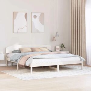 Vidaxl White Pine Bed Base - Bed Base Vidaxl White Pine Bed Base - Bed Base