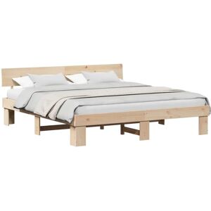 VidaXL Massivt Fyrretræs Sengestel - Moderne Minimalistisk Seng - Nem at Samle Hjemme VidaXL Massivt Fyrretræs Sengestel - Moderne Minimalistisk Seng - Nem at Samle Hjemme