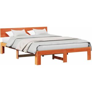 vidaXL Sengestel i gran 150x200 cm Rustik brunt vidaXL Sengestel i gran 150x200 cm Rustik brunt