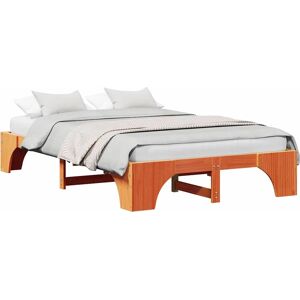 VidaXL Moderne Seng Af Massiv Akacietræ - 120x190 Cm VidaXL Moderne Seng Af Massiv Akacietræ - 120x190 Cm