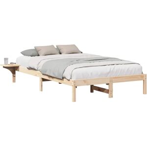 Lit Moderne en Pin Vidaxl - Supporte 110kg - Publicité Lit Moderne en Pin Vidaxl - Supporte 110kg - Publicité