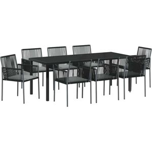 Unknown - 9-piece poly rattan dining set - Gartenset Unknown - 9-piece poly rattan dining set - Gartenset