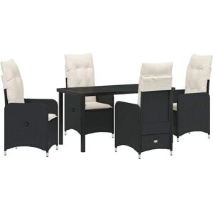 Unknown - Garden Chair Set - Noir - Garden furniture set Unknown - Garden Chair Set - Noir - Garden furniture set