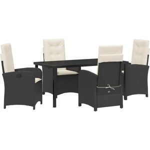 Vidaxl 5-Piece Outdoor Dining Set with Cushions - Garden Furniture Vidaxl 5-Piece Outdoor Dining Set with Cushions - Garden Furniture