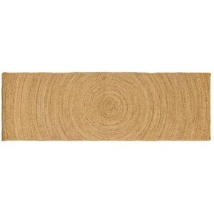 vidaXL Brunt Jute Gulv - 60x200cm Indendørs tæppe vidaXL Brunt Jute Gulv - 60x200cm Indendørs tæppe