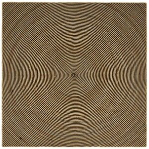 Vidaxl Svart jute teppe 300 x 300 cm Vidaxl Svart jute teppe 300 x 300 cm