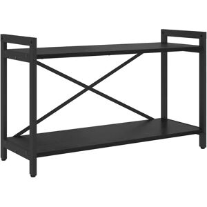 vidaXL Black Oak Bookcase - 80 x 30 x 48.5 cm - Industrial Storage vidaXL Black Oak Bookcase - 80 x 30 x 48.5 cm - Industrial Storage