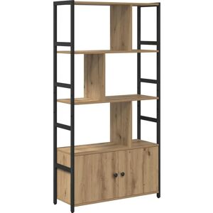 Vidaxl Rustic Industrial Wooden Shelf - 80x30x155.5 Cm Vidaxl Rustic Industrial Wooden Shelf - 80x30x155.5 Cm