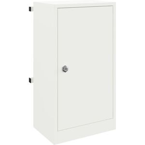 vidaXL Briefkasten Weiß 30x23x55cm Stahl - Briefkasten - Modernes Stahl Design vidaXL Briefkasten Weiß 30x23x55cm Stahl - Briefkasten - Modernes Stahl Design