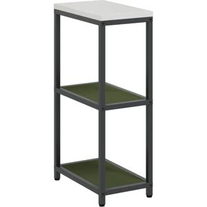 vidaXL Kitchen Storage Shelf with Shelf with Storage Olive Green - Kitchen Storage Shelf vidaXL Kitchen Storage Shelf with Shelf with Storage Olive Green - Kitchen Storage Shelf