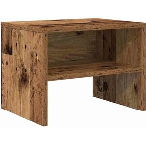 VidaXL Reclaimed Wood Bedside Table - Rustic Charm, Durable, Easy to Clean VidaXL Reclaimed Wood Bedside Table - Rustic Charm, Durable, Easy to Clean