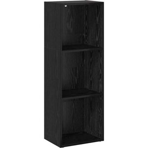 Vidakxl Black Oak Modern Storage Shelf - Shelf Vidakxl Black Oak Modern Storage Shelf - Shelf