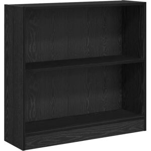 vidaXL Black Oak Bookcase 80x24x76cm/109cm - Bookcase vidaXL Black Oak Bookcase 80x24x76cm/109cm - Bookcase