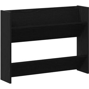 vidaXL Veggskoskap i svart eik - Veggskoskap for sko vidaXL Veggskoskap i svart eik - Veggskoskap for sko