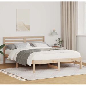 Vidaxl Brun Furu Platform Seng - Rammemodel Vidaxl Brun Furu Platform Seng - Rammemodel