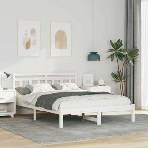 VidaXL Pine Wood Bed Frame 120x190 cm - Modern Style VidaXL Pine Wood Bed Frame 120x190 cm - Modern Style