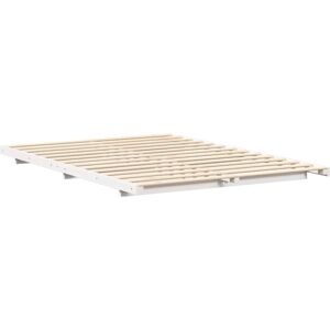 Vidaxl White Solid Pine Bed Frame - Bed Frame Vidaxl White Solid Pine Bed Frame - Bed Frame
