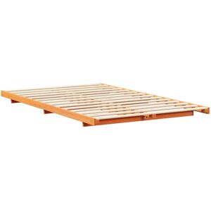 Vidaxl Solid Pine Bed Frame - Japanese-Scandinavian Style 140x190 cm Vidaxl Solid Pine Bed Frame - Japanese-Scandinavian Style 140x190 cm