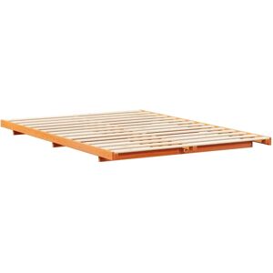 Vidaxl Solid Pine Bed Frame - Japanese Scandinavian Style Vidaxl Solid Pine Bed Frame - Japanese Scandinavian Style