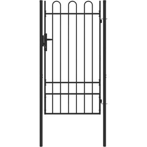 Vidaxl Steel Garden Gate - 100x175 cm - Modern Minimalist - Outdoor Security Vidaxl Steel Garden Gate - 100x175 cm - Modern Minimalist - Outdoor Security