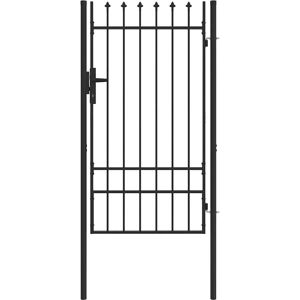 Vidaxl Steel Gate for Fence - Modern Outdoor Steel Gate Vidaxl Steel Gate for Fence - Modern Outdoor Steel Gate