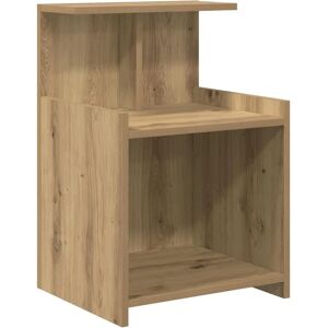 vidaXL Bedside Table - Artisan oak - 40 x 35 x 60 cm - Engineered wood Brown vidaXL Bedside Table - Artisan oak - 40 x 35 x 60 cm - Engineered wood Brown