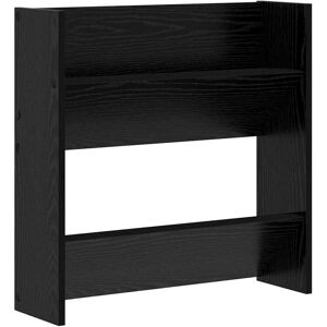vidaXL Black oak Wall Shoe Cabinet - Wall Shoe Cabinet vidaXL Black oak Wall Shoe Cabinet - Wall Shoe Cabinet