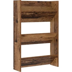 vidaXL Wall Shoe Cabinet - Reclaimed Wood 60x18x60cm vidaXL Wall Shoe Cabinet - Reclaimed Wood 60x18x60cm