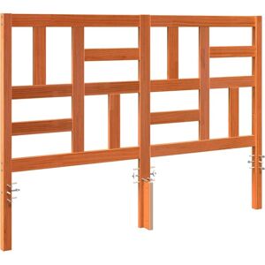 vidaXL Bed Headboard Wax Brown 145.5 x 4 x 104 cm Solid Pine Wood - Headboard vidaXL Bed Headboard Wax Brown 145.5 x 4 x 104 cm Solid Pine Wood - Headboard