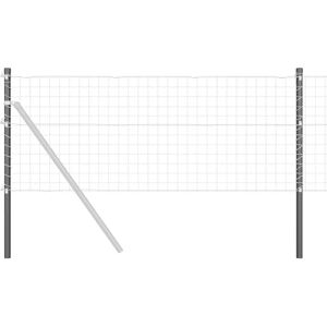 vidaXL Poteau de Clôture 2 pièces Gris 80 cm Acier Revêtu en Poudre - Poteau de Clôture - Publicité vidaXL Poteau de Clôture 2 pièces Gris 80 cm Acier Revêtu en Poudre - Poteau de Clôture - Publicité