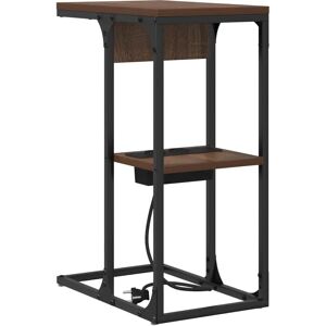 vidaXL Bedside table brown oak - Bedside table - Bedroom furniture vidaXL Bedside table brown oak - Bedside table - Bedroom furniture