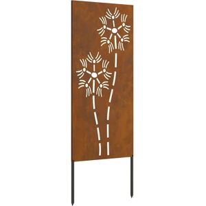 vidaXL Garden Decorative Panel Rusty - 50 x 140 cm Weather Steel - Garden Decor vidaXL Garden Decorative Panel Rusty - 50 x 140 cm Weather Steel - Garden Decor
