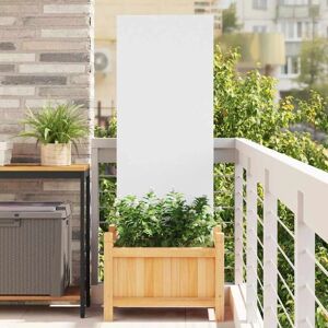 vidaXL White Garden Decorative Panel 50x140cm Steel vidaXL White Garden Decorative Panel 50x140cm Steel