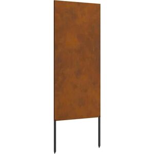 vidaXL Garden Decorative Panel Rusty - Weather Steel - 50 x 140 cm vidaXL Garden Decorative Panel Rusty - Weather Steel - 50 x 140 cm