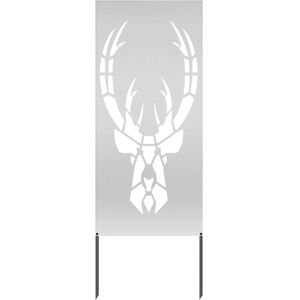 vidaXL Garden Decorative Panel Silver 50 x 140 cm - Garden Decor vidaXL Garden Decorative Panel Silver 50 x 140 cm - Garden Decor